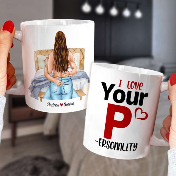 Gift For Couple Funny Mug, Personalized Couple Naughty Mug