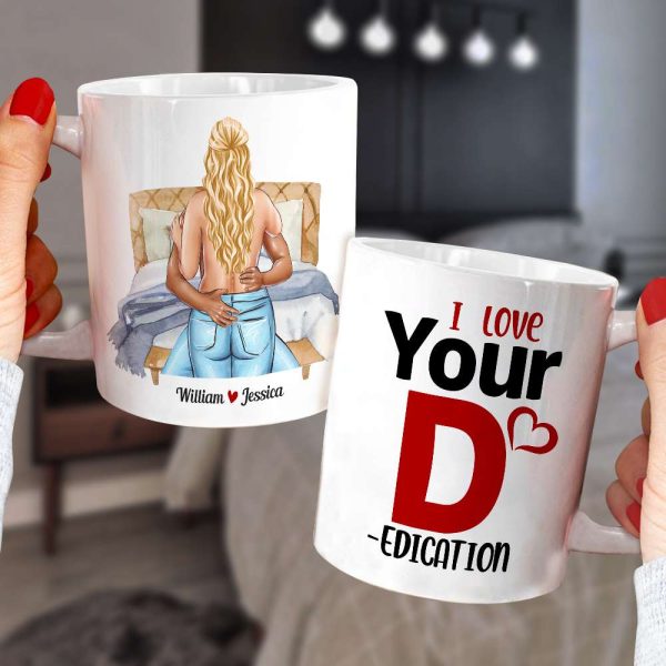Gift For Couple Funny Mug, Personalized Couple Naughty Mug