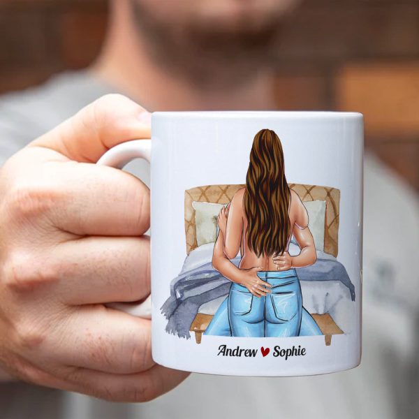 Gift For Couple Funny Mug, Personalized Couple Naughty Mug