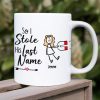 Gift For Couple, Personalized Mug, Stick Couple Coffee Mug, Couple Gift