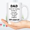 Gift For Dad From Daughter, Father's Day Mug, Funny Mug For Dad, Birthday Gift Or Christmas Gift For Father C295