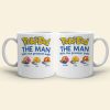 Gift For Dad- Personalized Mug,The Man With The Greatest Balls-4OHDT010623