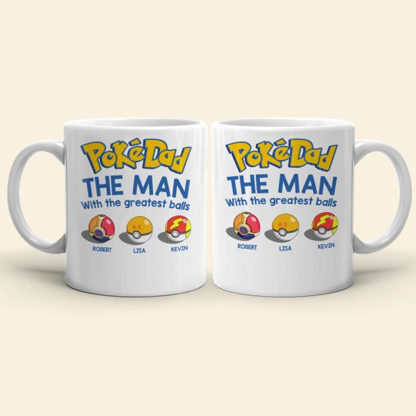 Gift For Dad- Personalized Mug,The Man With The Greatest Balls-4OHDT010623