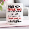 Gift For Happy Mother's Day, Mom Personalized Coffee Mug Accent Mug Wine Tumbler