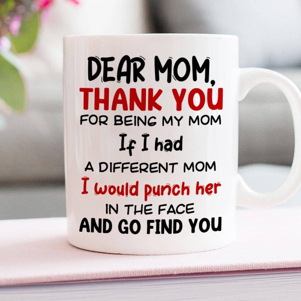 Gift For Happy Mother's Day, Mom Personalized Coffee Mug Accent Mug Wine Tumbler