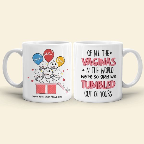 Gift For Mom, Personalized Mug, Funny Sperm Mug, Mother's Day Gift