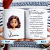 Gift From Heaven, Special Message For Granddaughter - Personalized Custom Coffee Mug - GDT199_MG