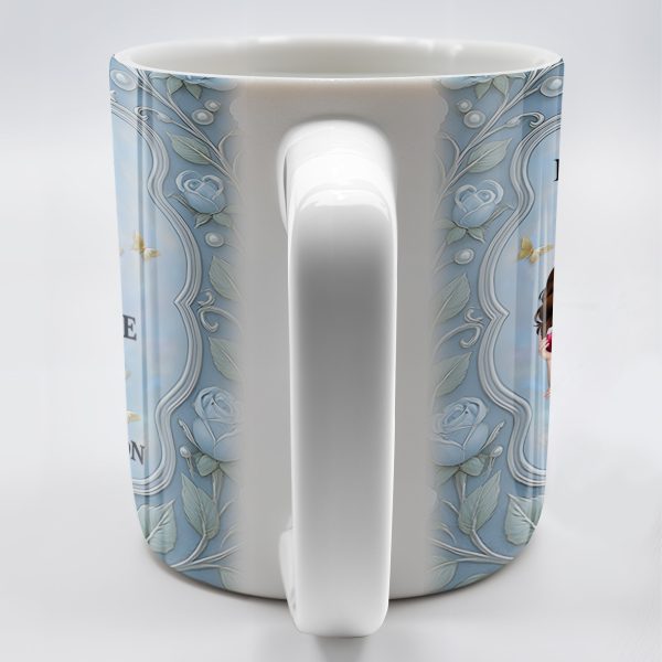Gift Of You Thank You For Loving My Son Floral Elements - Personalized Custom Coffee Mug - DILA012_MG