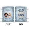 Gift Of You Thank You For Loving My Son Floral Elements - Personalized Custom Coffee Mug - DILA012_MG