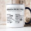 Gifts For Book Lover Coffee Mug Dragon Species Types 03HUHN120324