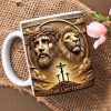 Gifts For Jesus Lover Coffee Mug Faith Over Fear 05xqqn150125