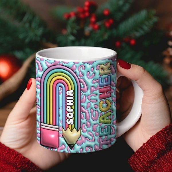 Gifts For Teacher, Personalized Coffee Mug, Christmas Gifts