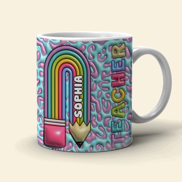Gifts For Teacher, Personalized Coffee Mug, Christmas Gifts