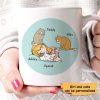 Girl Sleeps With Cats Personalized Mug