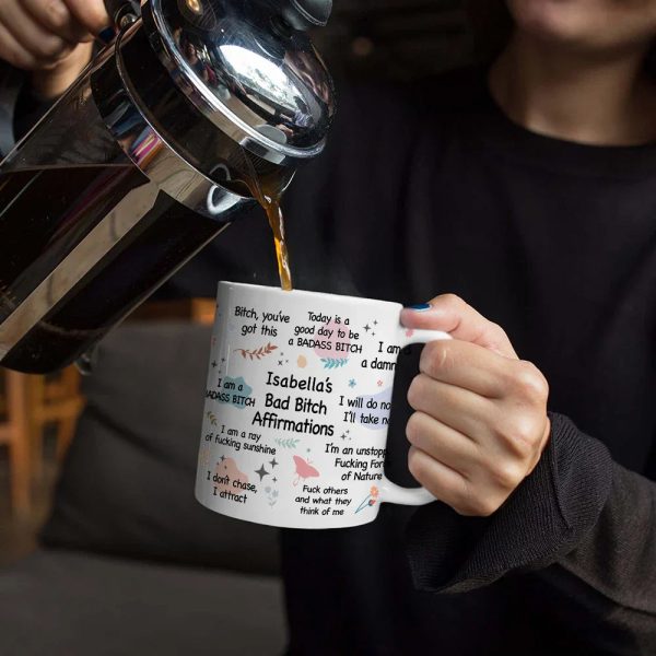 Girl's Daily Affirmations - Personalized Mug