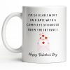 Glad I Went On A Date With A Complete Stranger, Hearts And Cityscape - Personalized Custom Coffee Mug - CPL1362_MG