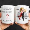 Glad I Went On A Date With A Complete Stranger, Hearts And Cityscape - Personalized Custom Coffee Mug - CPL1362_MG