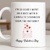 Glad I Went On A Date With A Complete Stranger, Hearts And Cityscape - Personalized Custom Coffee Mug - CPL1362_MG