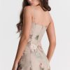 Glamorous Printed Sweetheart Summer Chiffon Mini Sundress - Floral
