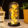 Glass Dome LED Rose – Romantic Gift for Women
