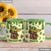 Glaxy Star The Child Too Cute I Am - Personalized The Force Accent Mug NL122
