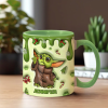 Glaxy Star The Child Too Cute I Am - Personalized The Force Accent Mug NL122