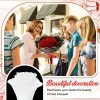 Glitter Artificial Red Rose Bouquet Eternal Silk Roses for Valentine’s Day and Birthday Gifts