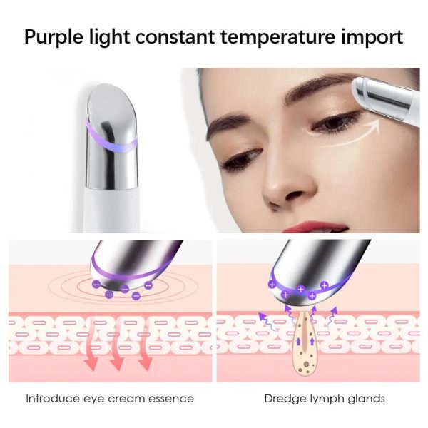 Glow Revive 4-In-1 Eye And Lip Massager Heated Vibration Therapy