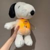 Glowing Breathing Snoopy Plush – Soft Sleep Aid Toy for Kids