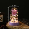 Glowing Galaxy Eternal Double Rose with LED Lights Romantic Gift for Valentine’s Day and Wedding