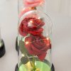 Glowing Galaxy Eternal Double Rose with LED Lights Romantic Gift for Valentine’s Day and Wedding