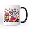 Go Spread It Christian Personalized Mug, Cute Gospel Jam and Toast Gift with Custom Name