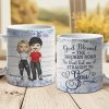 God Blessed The Broken Road That Led Me Straight To You - Gift For Couples, Personalized Mug