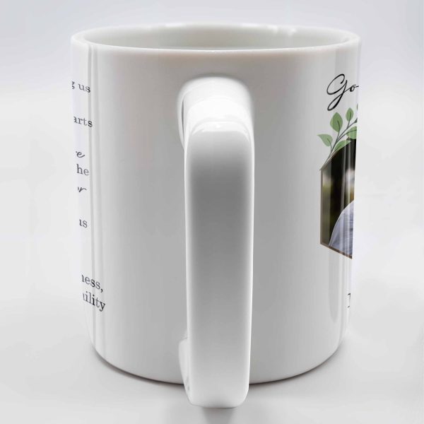 God Gave Me You, Binding Us Together As One, With Green Leaves - Personalized Custom Coffee Mug - HSB040_MG