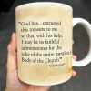 God Has... Entrusted This Treasure To Me, Pope And Censer - Personalized Custom Coffee Mug - FTH087_MG