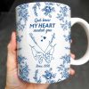 God Knew My Heart Needed You Floral Love Mug - Personalized Custom Coffee Mug - CPL413_MG