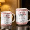 God Knew My Heart Needed You, Hand Holding Design - Personalized Custom Coffee Mug - CPL1305_MG