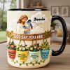 God Say You Are Unique - Personalized Accent Mug - Gift For Christian HH01