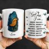 God Says I Am UNIQUE, SPECIAL, LOVELY, Angel Wing and Butterflies - Personalized Custom Coffee Mug - FTH048_MG