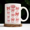 God Says I'm Loved, Unique, Strong, Protected, Bows and Religious Verses - Personalized Custom Coffee Mug - FTH034_MG