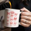 God Says I'm Loved, Unique, Strong, Protected, Bows and Religious Verses - Personalized Custom Coffee Mug - FTH034_MG
