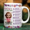 God Says You Are 3D Effect Woman - Personalized White Edge-to-Edge Mug