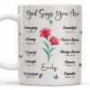 God Says You Are Amazing, Beautiful, Strong Mug - Personalized Custom Coffee Mug - FTH114_MG