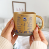 God Says You Are Christian Gift Toile De Jouy Birth Flower Pottery Mug HO82 894638