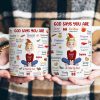 God Says You Are Christmas Affirmation - Personalized Mug