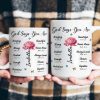 God Says You Are Name Letter In Bible With Birth Flower - Personalized Mug