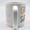 God Says You Are Unique, Special, Lovely, Precious, Chosen, Forgiven - Personalized Custom Coffee Mug - FTH068_MG