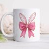 Gold Coquette Easter Cute Bunny Ears White Mug LM32 893135
