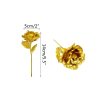 Gold Foil Eternal Rose Bouquet – Valentine’s Gift for Her