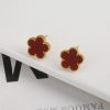 Gold Plated Five Leaf Flower Adjustable Bracelet